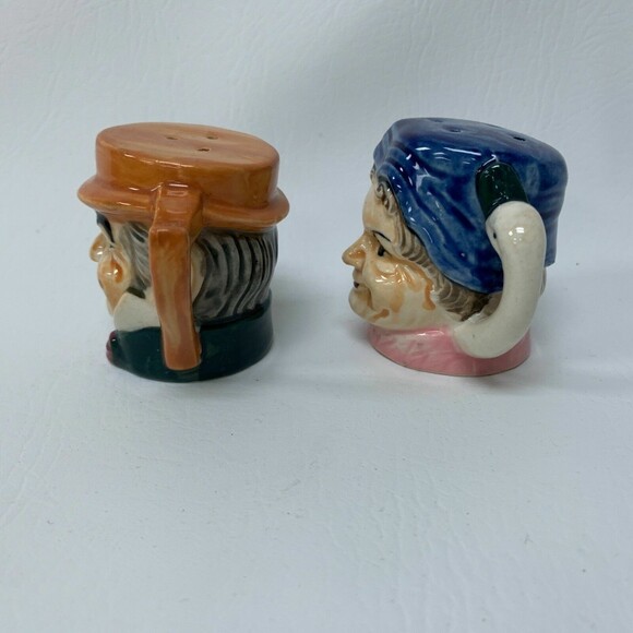 Vintage Man Woman Salt & Pepper Shakers Made in Japan - Picture 2 of 9